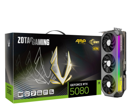 Karta graficzna NVIDIA Zotac GeForce RTX 5080 AMP Extreme Infinity Ultra 16GB GDDR7 DLSS5